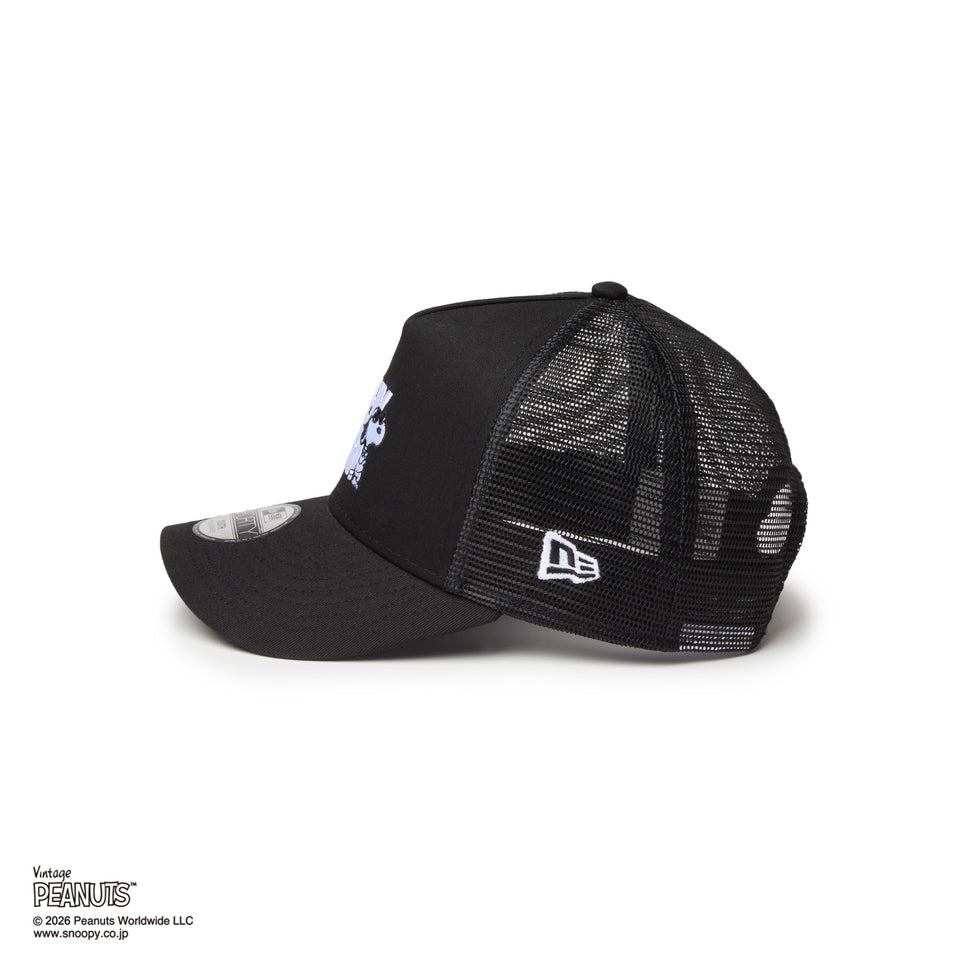 キッズ Youth 9FORTY A-Frame トラッカー PEANUTS ピーナッツ JOE COOL ジョー・クール ブラック | NEW ERA ニューエラ公式オンラインストア