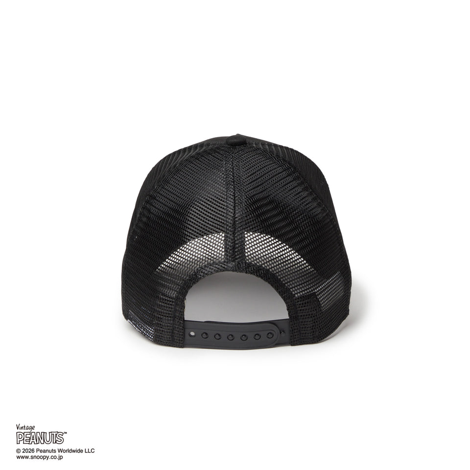 キッズ Youth 9FORTY A-Frame トラッカー PEANUTS ピーナッツ JOE COOL ジョー・クール ブラック | NEW ERA ニューエラ公式オンラインストア