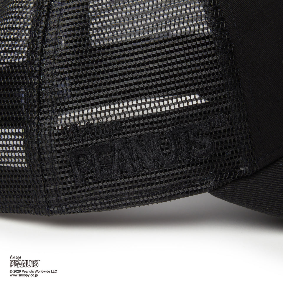 キッズ Youth 9FORTY A-Frame トラッカー PEANUTS ピーナッツ JOE COOL ジョー・クール ブラック | NEW ERA ニューエラ公式オンラインストア