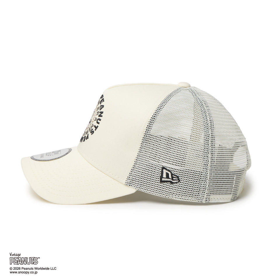 9FORTY A-Frame トラッカー PEANUTS ピーナッツ GOLF Circle ロゴ クロームホワイト | ゴルフ | NEW ERA ニューエラ公式オンラインストア