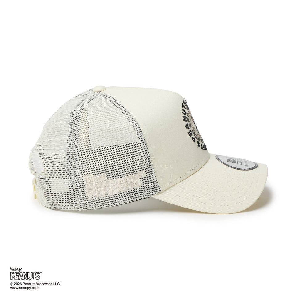 9FORTY A-Frame トラッカー PEANUTS ピーナッツ GOLF Circle ロゴ クロームホワイト | ゴルフ | NEW ERA ニューエラ公式オンラインストア