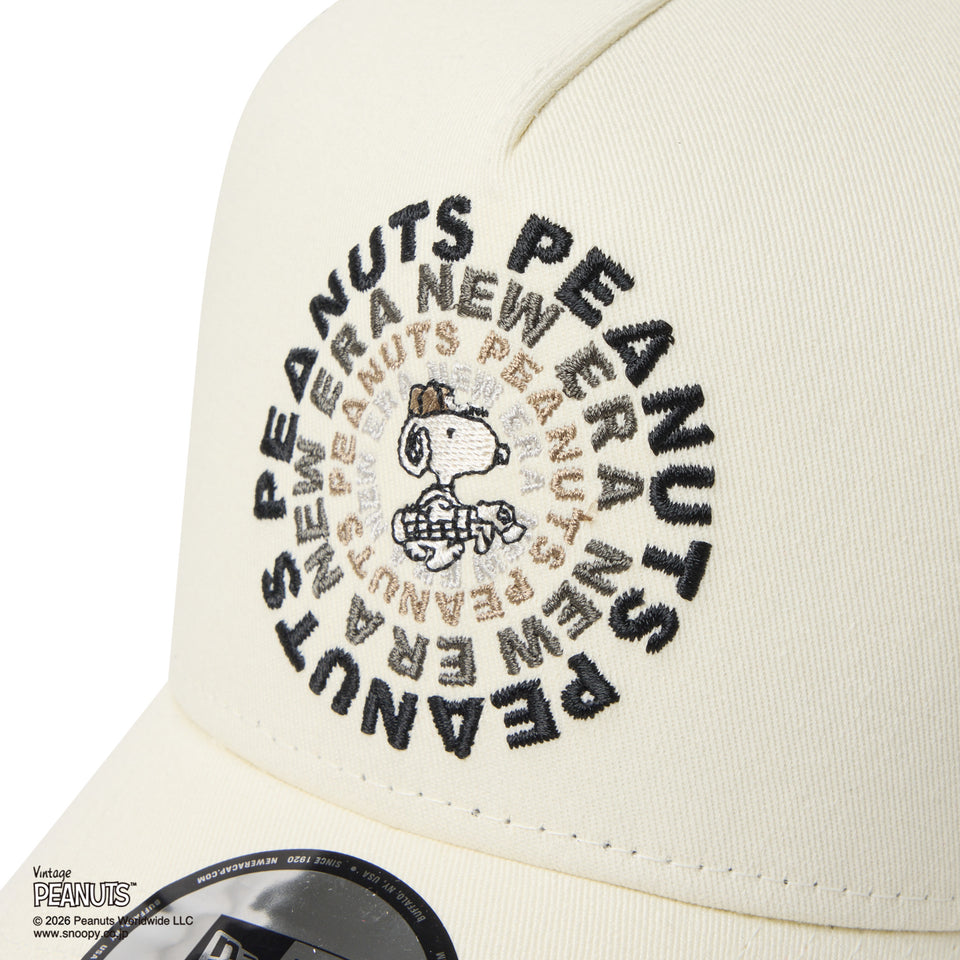 9FORTY A-Frame トラッカー PEANUTS ピーナッツ GOLF Circle ロゴ クロームホワイト | ゴルフ | NEW ERA ニューエラ公式オンラインストア