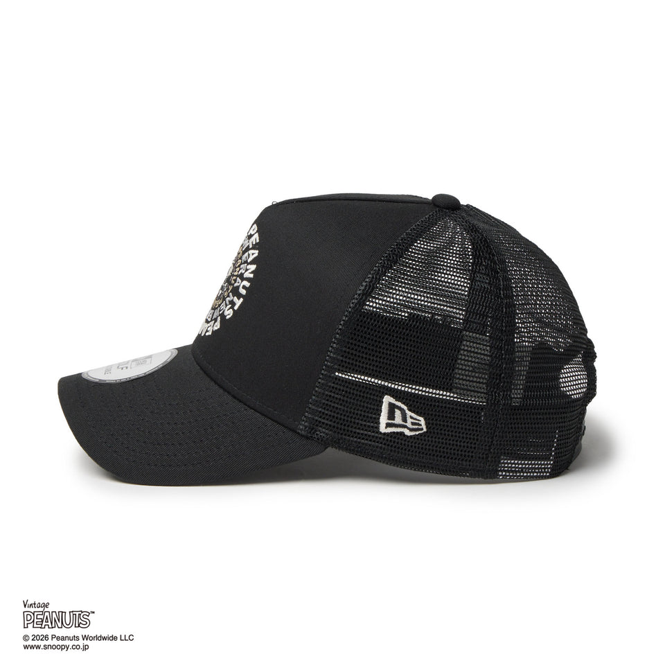 9FORTY A-Frame トラッカー PEANUTS ピーナッツ GOLF Circle ロゴ ブラック | ゴルフ | NEW ERA ニューエラ公式オンラインストア