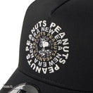 9FORTY A-Frame トラッカー PEANUTS ピーナッツ GOLF Circle ロゴ ブラック | ゴルフ | NEW ERA ニューエラ公式オンラインストア