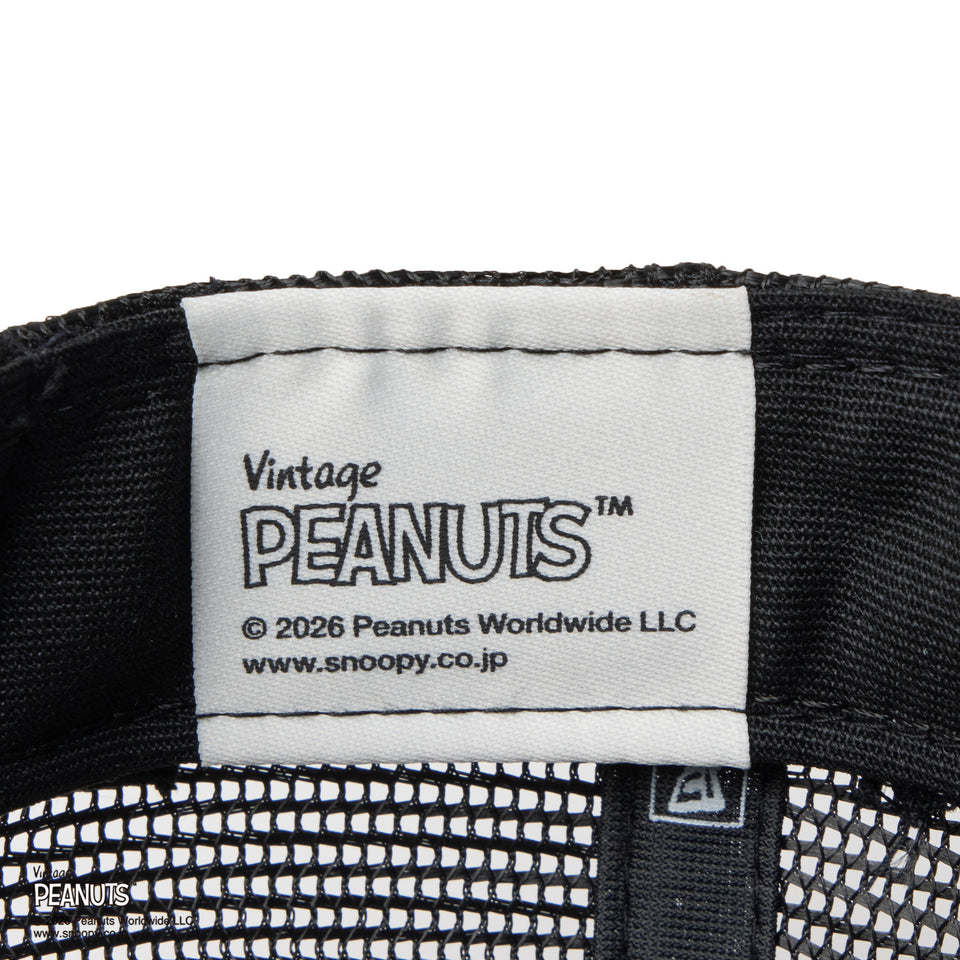 9FORTY A-Frame トラッカー PEANUTS ピーナッツ GOLF Circle ロゴ ブラック | ゴルフ | NEW ERA ニューエラ公式オンラインストア