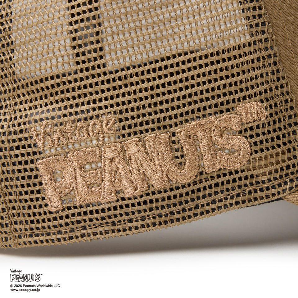 9FORTY A-Frame トラッカー PEANUTS ピーナッツ GOLF ボックスロゴ カーキ | ゴルフ | NEW ERA ニューエラ公式オンラインストア