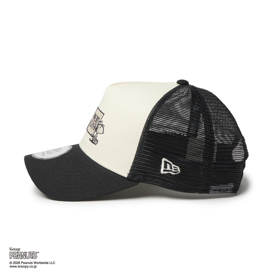 9FORTY A-Frame トラッカー PEANUTS ピーナッツ GOLF ボックスロゴ クロームホワイト/ブラック | ゴルフ | NEW ERA ニューエラ公式オンラインストア