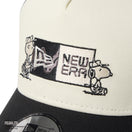 9FORTY A-Frame トラッカー PEANUTS ピーナッツ GOLF ボックスロゴ クロームホワイト/ブラック | ゴルフ | NEW ERA ニューエラ公式オンラインストア