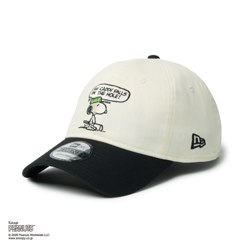 9TWENTY PEANUTS ピーナッツ GOLF スヌーピー ウッドストック クロームホワイト/ブラック | ゴルフ | NEW ERA ニューエラ公式オンラインストア