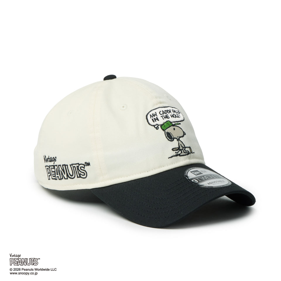 9TWENTY PEANUTS ピーナッツ GOLF スヌーピー ウッドストック クロームホワイト/ブラック | ゴルフ | NEW ERA ニューエラ公式オンラインストア