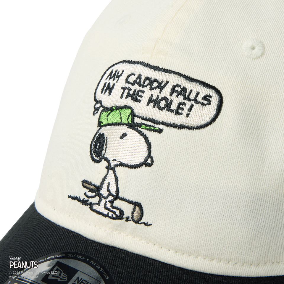 9TWENTY PEANUTS ピーナッツ GOLF スヌーピー ウッドストック クロームホワイト/ブラック | ゴルフ | NEW ERA ニューエラ公式オンラインストア