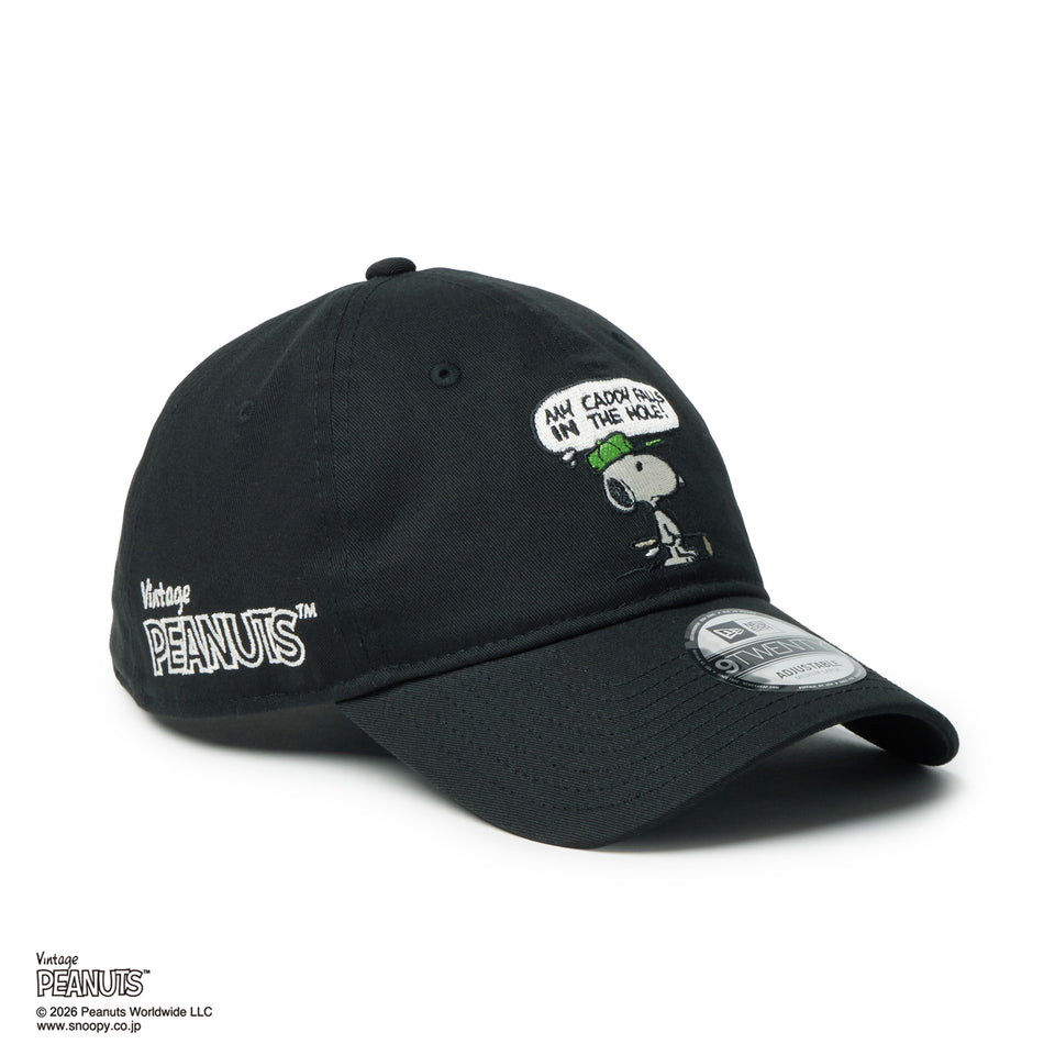 9TWENTY PEANUTS ピーナッツ GOLF スヌーピー ウッドストック ブラック | ゴルフ | NEW ERA ニューエラ公式オンラインストア