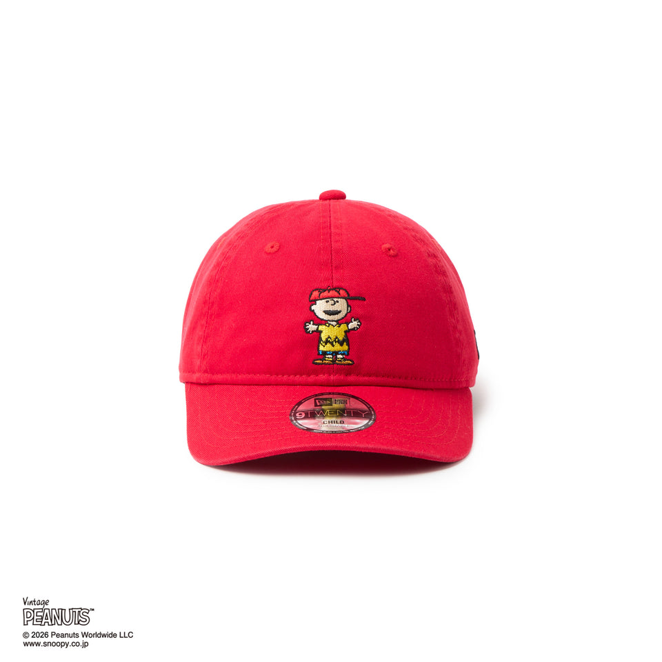 キッズ Child 9TWENTY PEANUTS ピーナッツ チャーリー・ブラウン スカーレット | NEW ERA ニューエラ公式オンラインストア