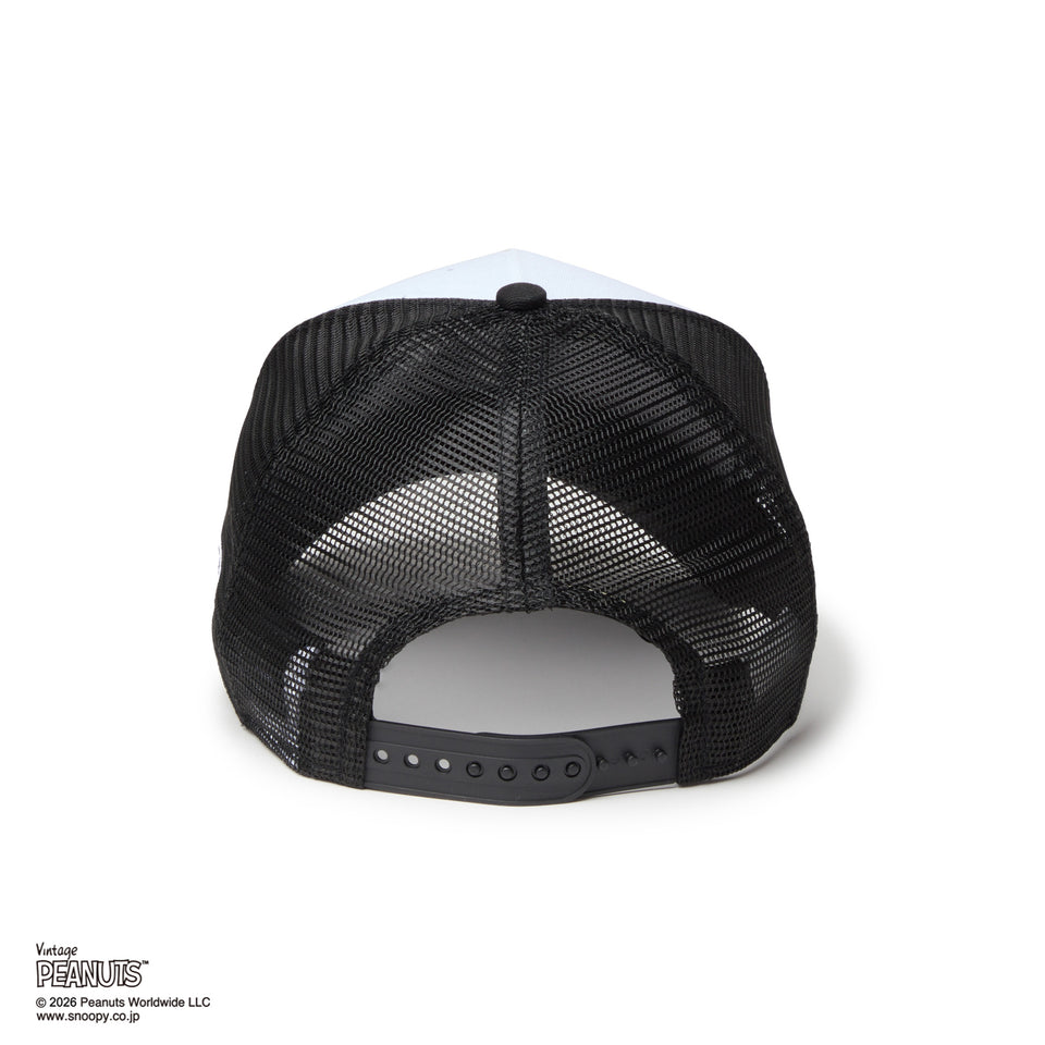 9FORTY A-Frame トラッカー PEANUTS ピーナッツ JOE COOL ジョー・クール ブラック/ホワイト | NEW ERA ニューエラ公式オンラインストア