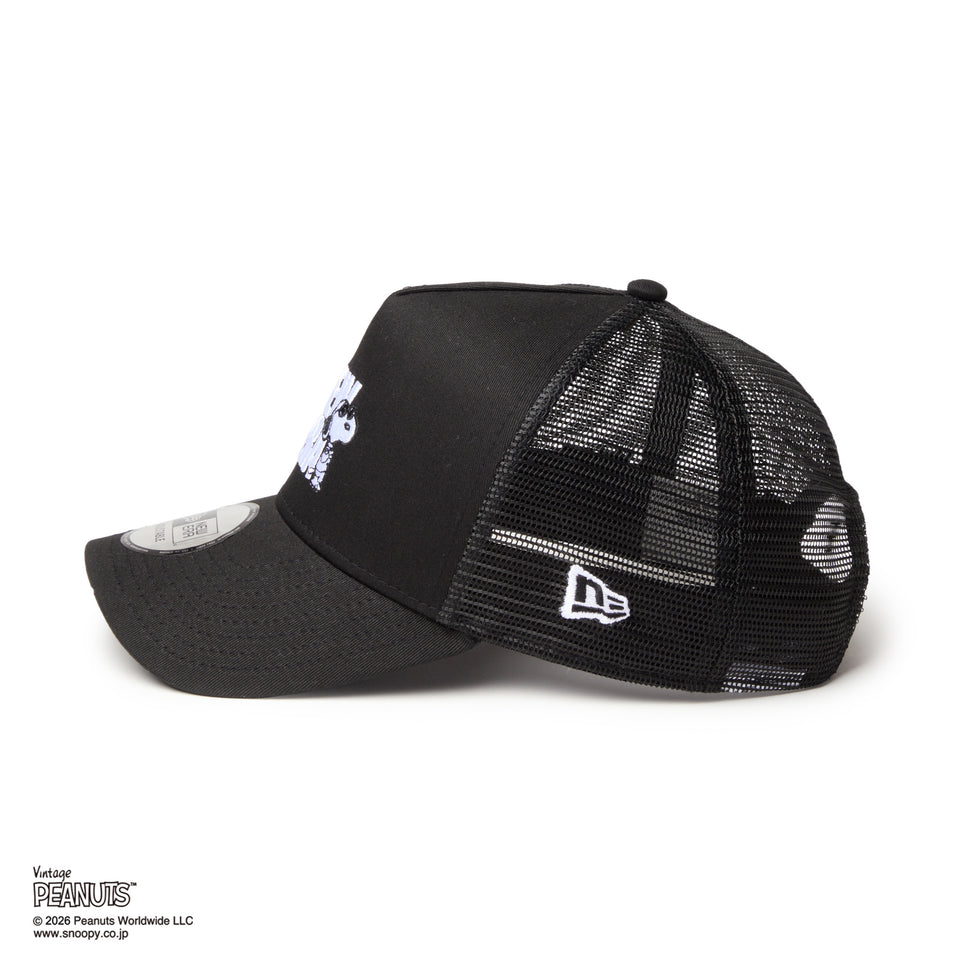 9FORTY A-Frame トラッカー PEANUTS ピーナッツ JOE COOL ジョー・クール ブラック | NEW ERA ニューエラ公式オンラインストア