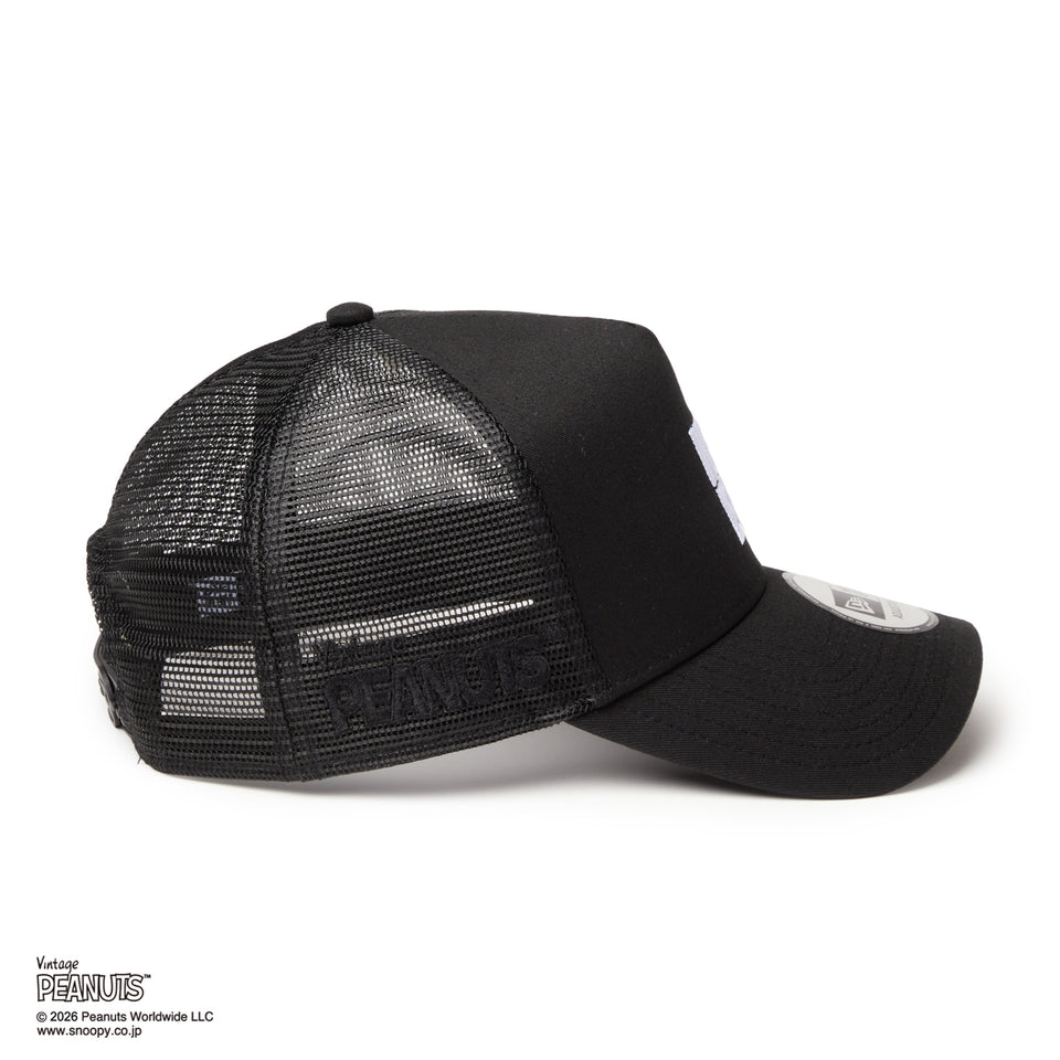 9FORTY A-Frame トラッカー PEANUTS ピーナッツ JOE COOL ジョー・クール ブラック | NEW ERA ニューエラ公式オンラインストア