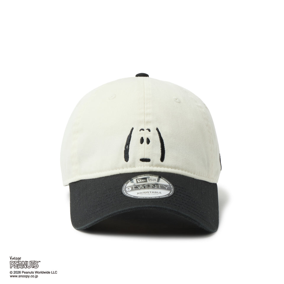9TWENTY PEANUTS ピーナッツ 2-Tone クロームホワイト/ブラック | NEW ERA ニューエラ公式オンラインストア