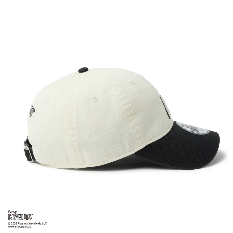 9TWENTY PEANUTS ピーナッツ 2-Tone クロームホワイト/ブラック | NEW ERA ニューエラ公式オンラインストア