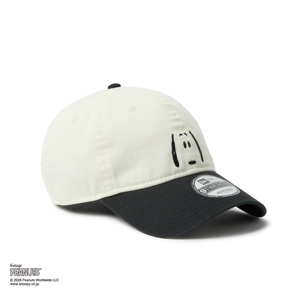 9TWENTY PEANUTS ピーナッツ 2-Tone クロームホワイト/ブラック | NEW ERA ニューエラ公式オンラインストア