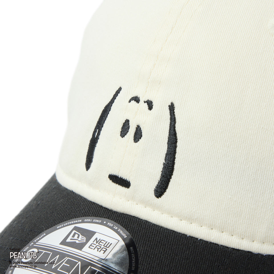 9TWENTY PEANUTS ピーナッツ 2-Tone クロームホワイト/ブラック | NEW ERA ニューエラ公式オンラインストア