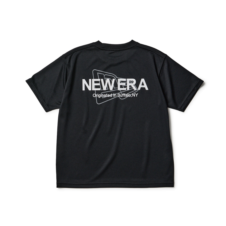 キッズ Youth 半袖 テック Tシャツ Zoom Up Logo ブラック 26SS | NEW ERA ニューエラ公式オンラインストア