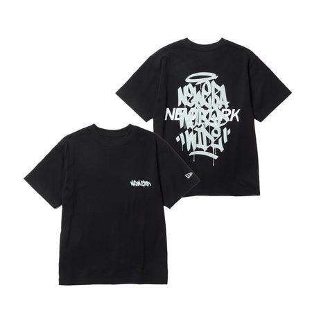 キッズ Youth 半袖 コットン Tシャツ Tagging ブラック | ニューエラ