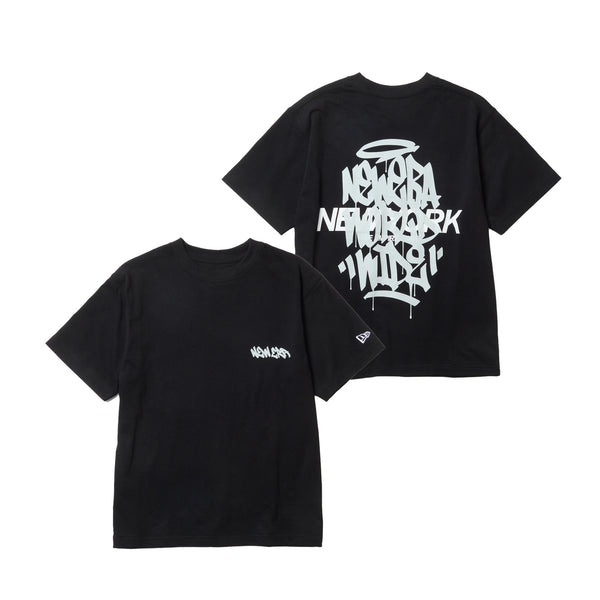 キッズ Youth 半袖 コットン Tシャツ Tagging ブラック | ニューエラ