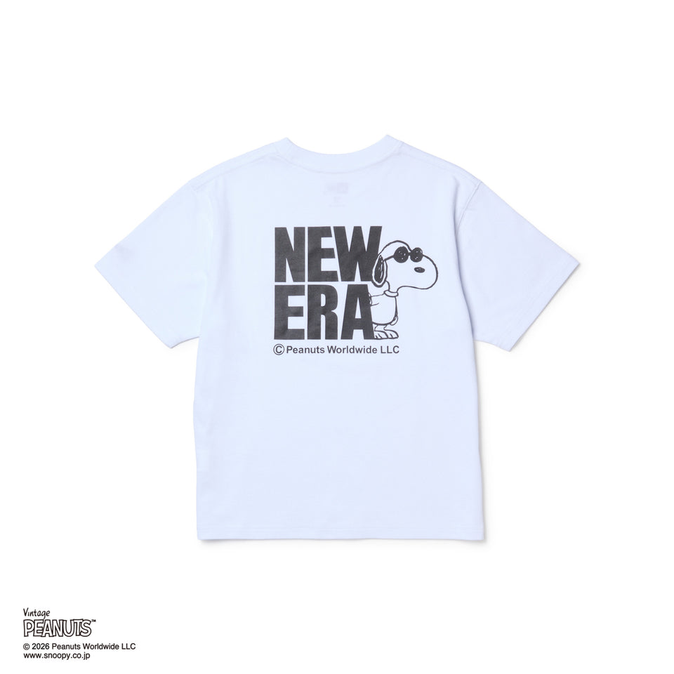 キッズ Youth 半袖 コットン Tシャツ PEANUTS ピーナッツ JOE COOL ジョー・クール ホワイト | NEW ERA ニューエラ公式オンラインストア