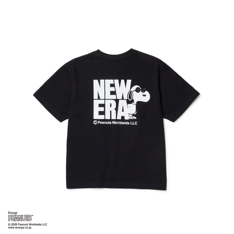 キッズ Youth 半袖 コットン Tシャツ PEANUTS ピーナッツ JOE COOL ジョー・クール ブラック | NEW ERA ニューエラ公式オンラインストア