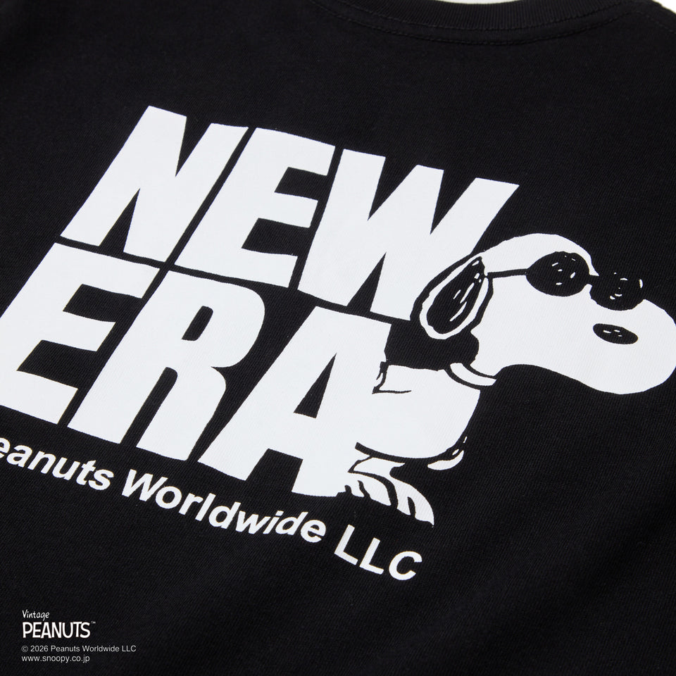 キッズ Youth 半袖 コットン Tシャツ PEANUTS ピーナッツ JOE COOL ジョー・クール ブラック | NEW ERA ニューエラ公式オンラインストア
