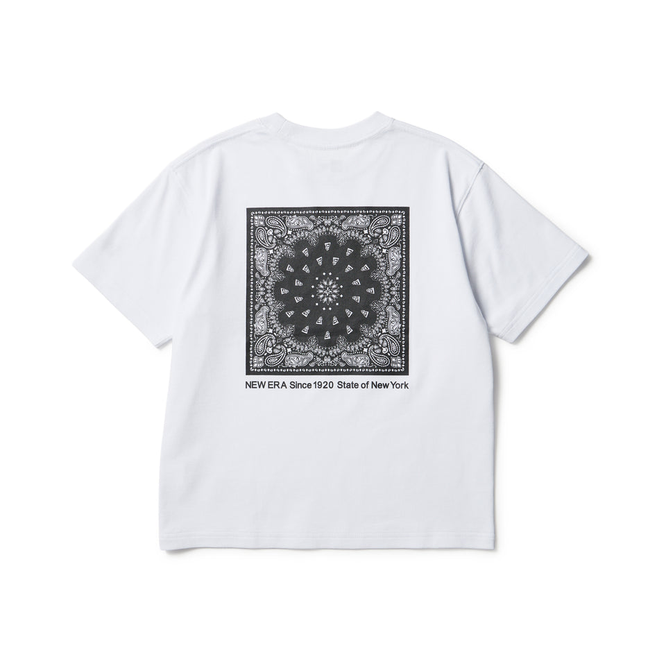キッズ　Youth 半袖 コットン Tシャツ Paisley ホワイト | NEW ERA ニューエラ公式オンラインストア