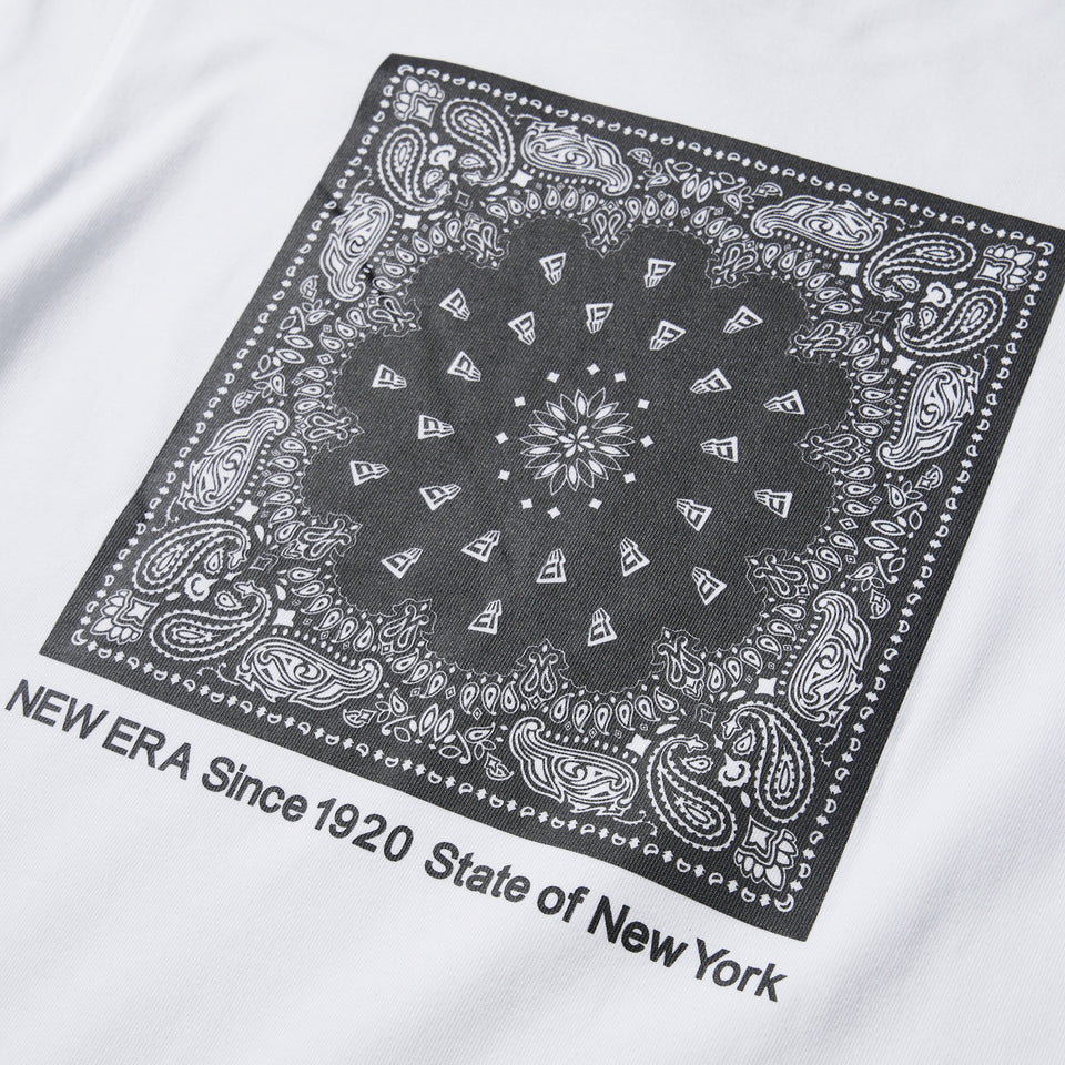 キッズ　Youth 半袖 コットン Tシャツ Paisley ホワイト | NEW ERA ニューエラ公式オンラインストア