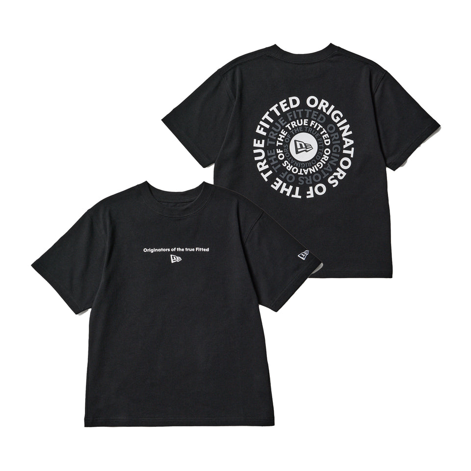 キッズ Youth 半袖 コットン Tシャツ Circle OOTTF ブラック
