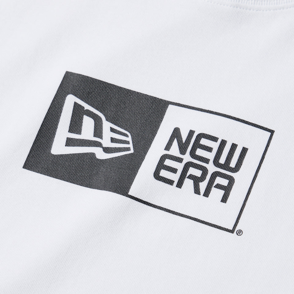 キッズ　Youth 半袖 コットン Tシャツ Box Logo ホワイト | NEW ERA ニューエラ公式オンラインストア