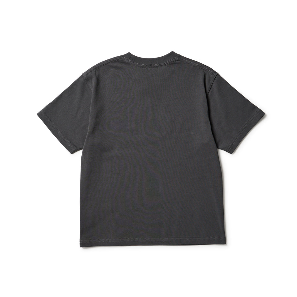 キッズ　Youth 半袖 コットン Tシャツ Box Logo グラファイト | NEW ERA ニューエラ公式オンラインストア