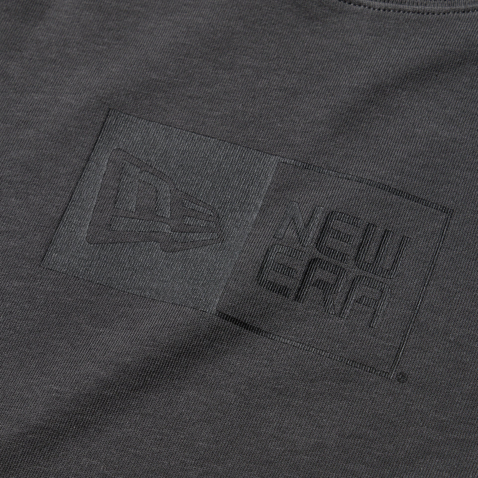 キッズ　Youth 半袖 コットン Tシャツ Box Logo グラファイト | NEW ERA ニューエラ公式オンラインストア