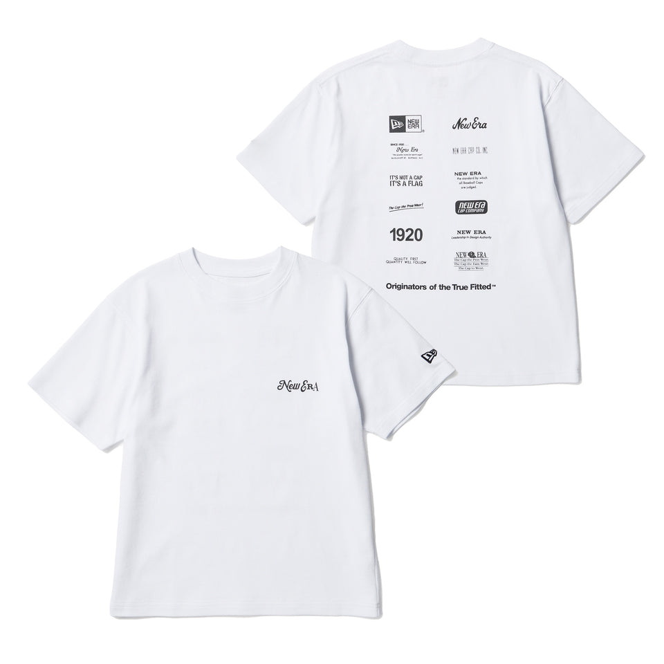 キッズ Youth 半袖 コットン Tシャツ Archive Logo ホワイト