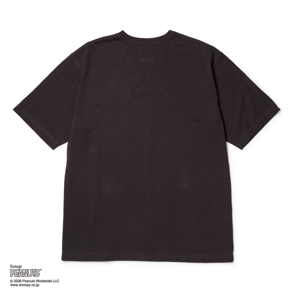 半袖 ウォッシュド コットン ポケット Tシャツ PEANUTS ピーナッツ スミクロ | NEW ERA ニューエラ公式オンラインストア