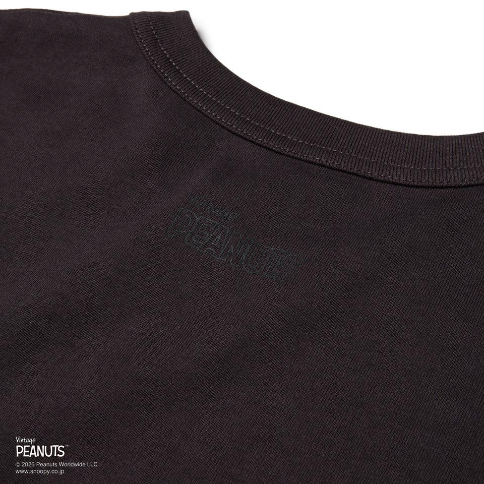 半袖 ウォッシュド コットン ポケット Tシャツ PEANUTS ピーナッツ スミクロ | NEW ERA ニューエラ公式オンラインストア