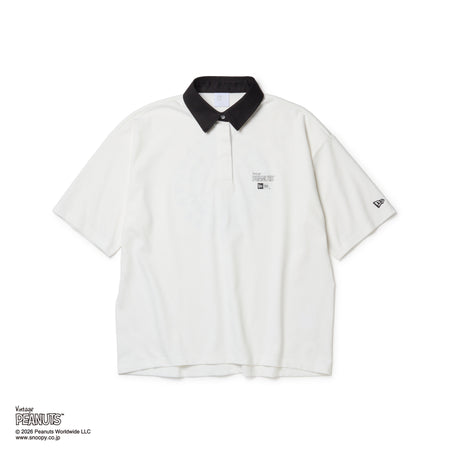 Women's 半袖 ラグビー シャツ Vintage PEANUTS ピーナッツ GOLF