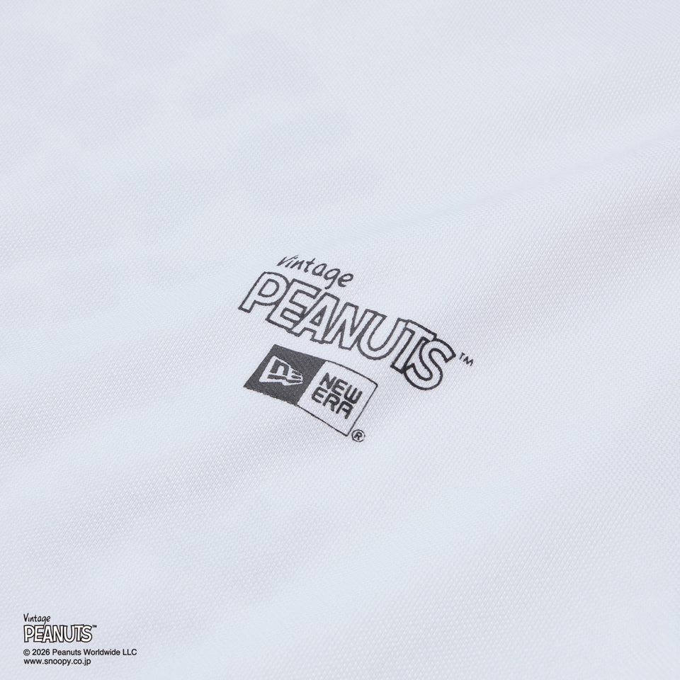 半袖 ミッドネック Tシャツ PEANUTS ピーナッツ GOLF Circle ロゴ ホワイト | ゴルフ | NEW ERA ニューエラ公式オンラインストア