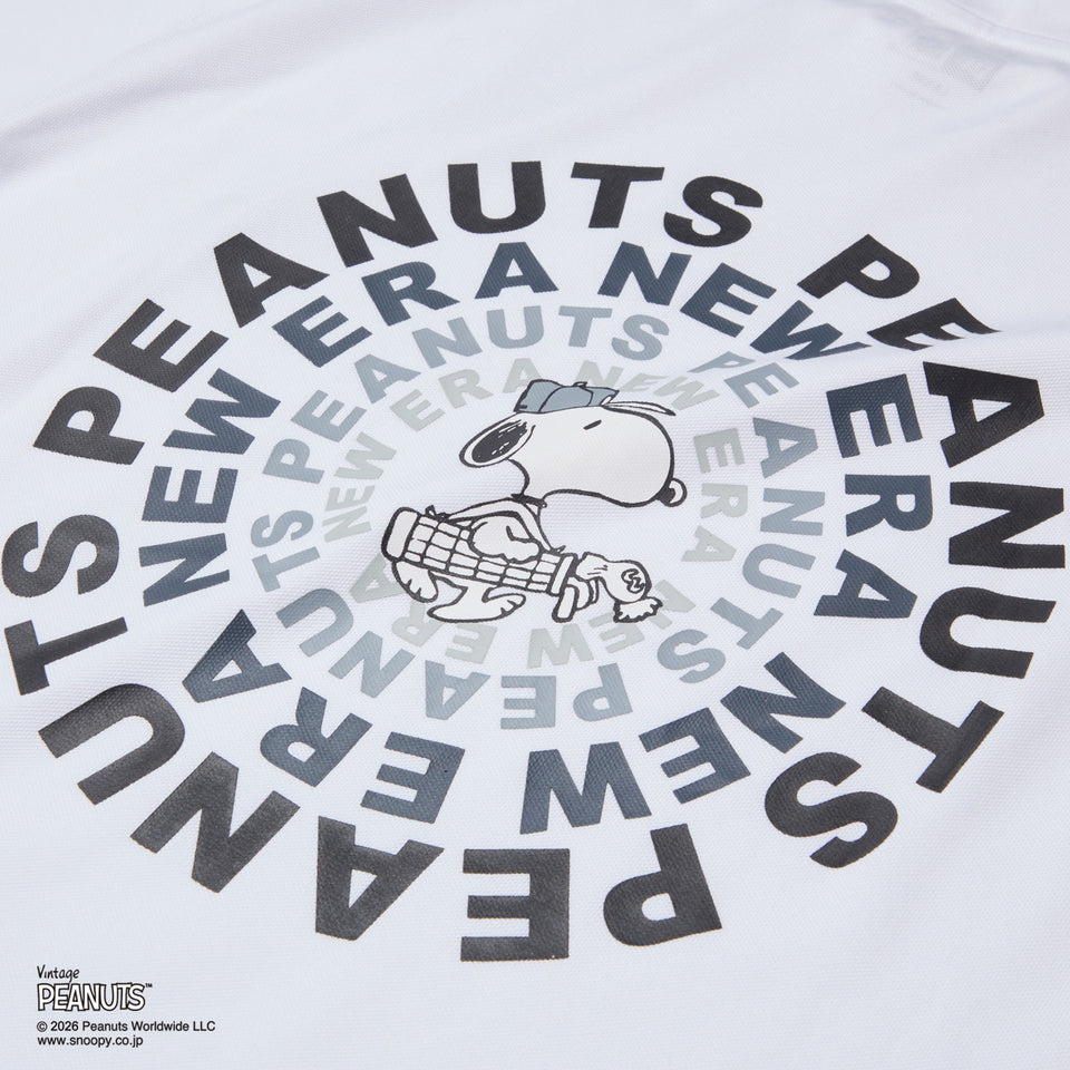 半袖 ミッドネック Tシャツ PEANUTS ピーナッツ GOLF Circle ロゴ ホワイト | ゴルフ | NEW ERA ニューエラ公式オンラインストア