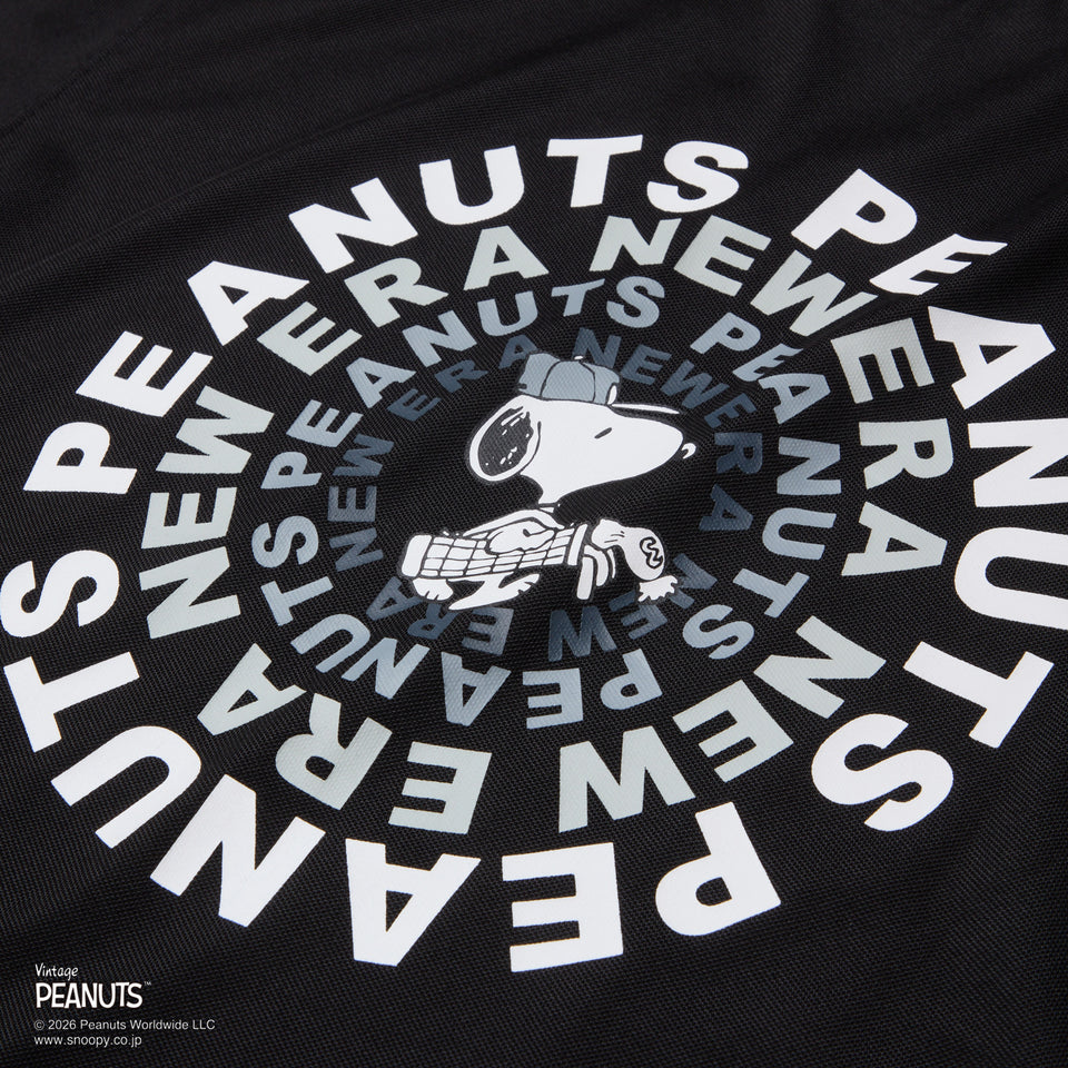 半袖 ミッドネック Tシャツ PEANUTS ピーナッツ GOLF Circle ロゴ ブラック | ゴルフ | NEW ERA ニューエラ公式オンラインストア
