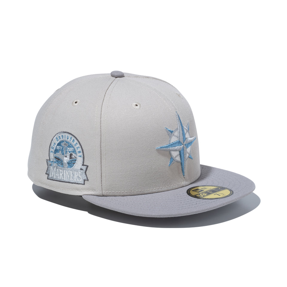 59FIFTY シアトル･マリナーズ Happy Holidays ストーン グレー