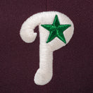 59FIFTY フィラデルフィア・フィリーズ Happy Holidays マルーン バーントウッド