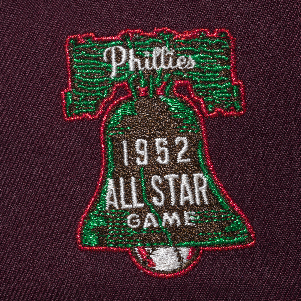 59FIFTY フィラデルフィア・フィリーズ Happy Holidays マルーン バーントウッド