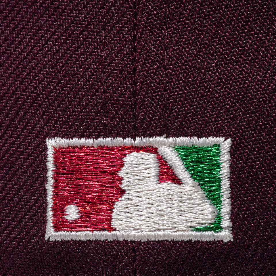 59FIFTY フィラデルフィア・フィリーズ Happy Holidays マルーン バーントウッド