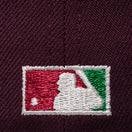 59FIFTY フィラデルフィア・フィリーズ Happy Holidays マルーン バーントウッド