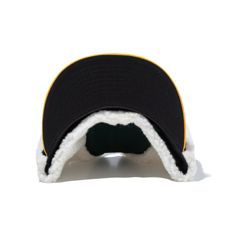 59FIFTY Dog Ear ドッグイヤー チームカラー オークランド･アスレチック ダークグリーン ゴールド