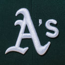 59FIFTY Dog Ear ドッグイヤー チームカラー オークランド･アスレチック ダークグリーン ゴールド
